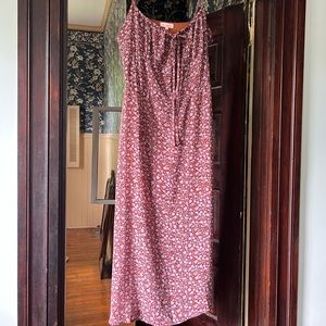Adored Vintage Wine Dress